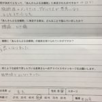 2日前から急に腰が痛く右足もしびれていた50代女性の整体鍼灸の一症例