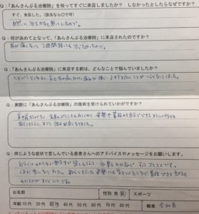 ヘドバンして次の日首が痛い【2週間経っても治らない】首と右肩の痛みの整体鍼灸の一症例