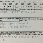 昨日から右側腰痛と後頭部の頭痛【毎週他院でマッサージ】改善せず紹介で来院された女性の症例