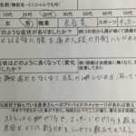 サッカーで腰を痛めた【右足しびれもあり】痛みが改善した1症例