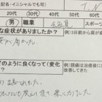 重いものを持って腰を痛めた【男のギックリ腰】1回でかなり改善した