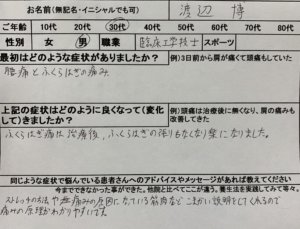 腰痛とふくらはぎの痛み【ヘルニア持ち】30代男性、整体治療で楽になった