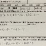 交通事故の後遺症【歩行困難、首、肩、うでの痛み、頭痛、目まい】調子よくなった