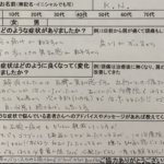 右腕のしびれと痛み【名古屋から月一来院】40代女性の1症例